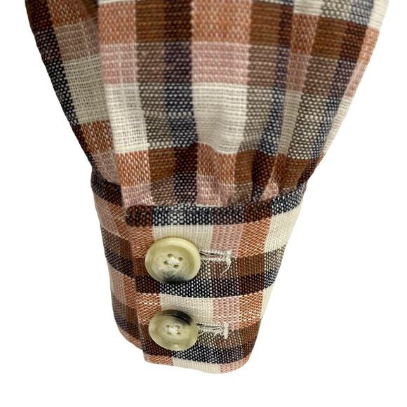 Veronica Beard Lin Jacket Multi Checked Cotton Blend Blazer Multicolored Size M - Picture 8 of 16